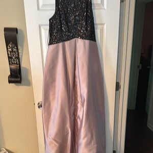 Elegant Black and Pink Kids Dress